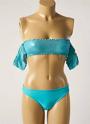 Maillot de bain 2 pièces bleu CHIPOTE PAS fille