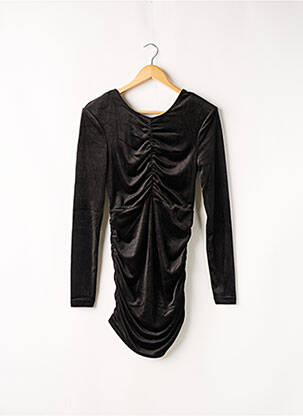 Robe mi-longue noir DESIGNERS, REMIX fille