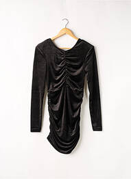 Robe mi-longue noir DESIGNERS, REMIX fille