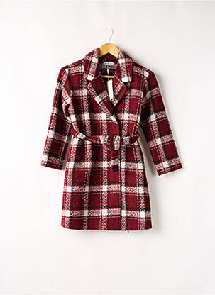 Manteau long sans capuche sans capuche rouge DESIGNERS, REMIX fille