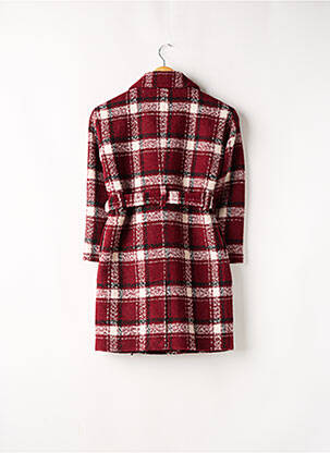 Manteau long sans capuche sans capuche rouge DESIGNERS, REMIX fille