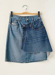 Jupe mi-longue bleu DIESEL fille