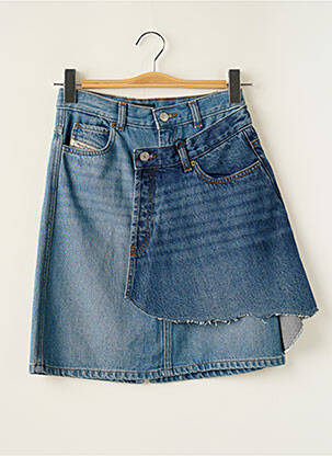 Jupe mi-longue bleu DIESEL fille