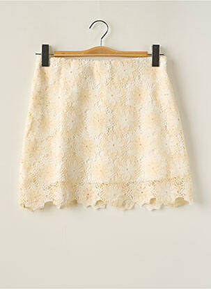 Jupe courte beige PLEASE fille