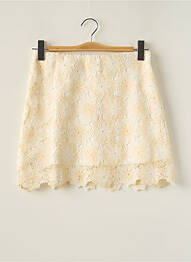 Jupe courte beige PLEASE fille
