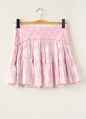 Jupe courte rose CHLOE fille