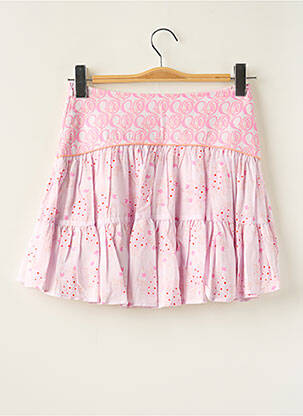 Jupe courte rose CHLOE fille