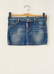 Jupe courte bleu DSQUARED2 fille