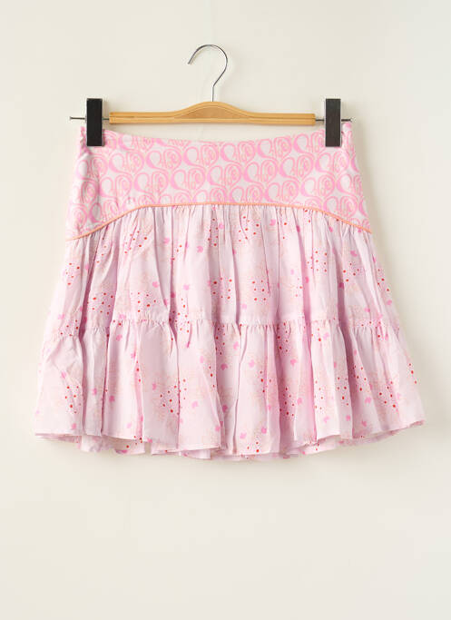Jupe courte rose CHLOE fille
