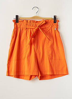 Short stretch taille élastique orange DIXIE fille