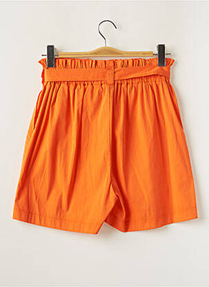Short stretch taille élastique orange DIXIE fille
