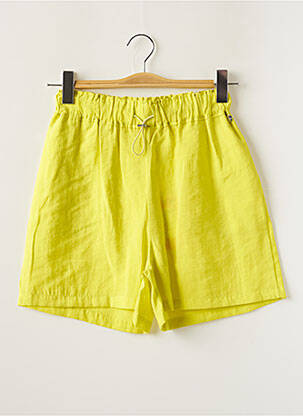 Short taille haute taille élastique vert IMPERIAL fille