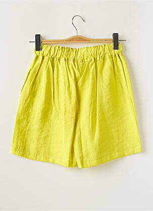 Short taille haute taille élastique vert IMPERIAL fille