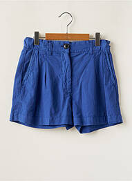 Short taille haute taille élastique bleu BELLEROSE fille