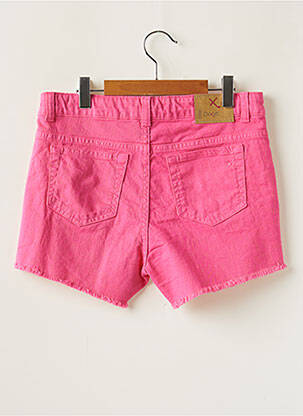 Short stretch taille ajustable rose DIXIE fille