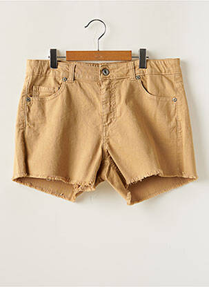 Short stretch taille ajustable beige DIXIE fille