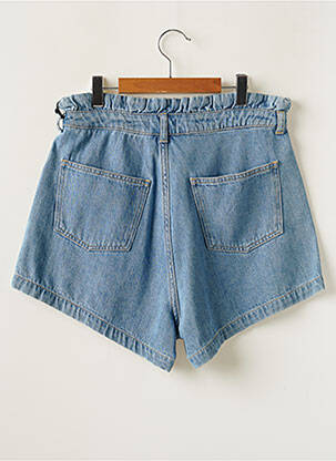 Short taille haute taille froncée bleu INDEE fille