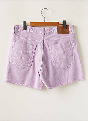 Short stretch taille ajustable violet PLEASE fille