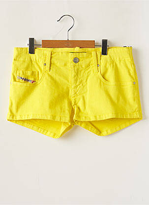 Short stretch taille ajustable jaune DIESEL fille