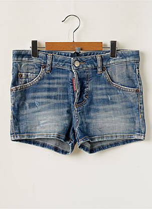 Short stretch taille élastique bleu DSQUARED2 fille