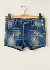 Short bleu DSQUARED2 pour fille seconde vue