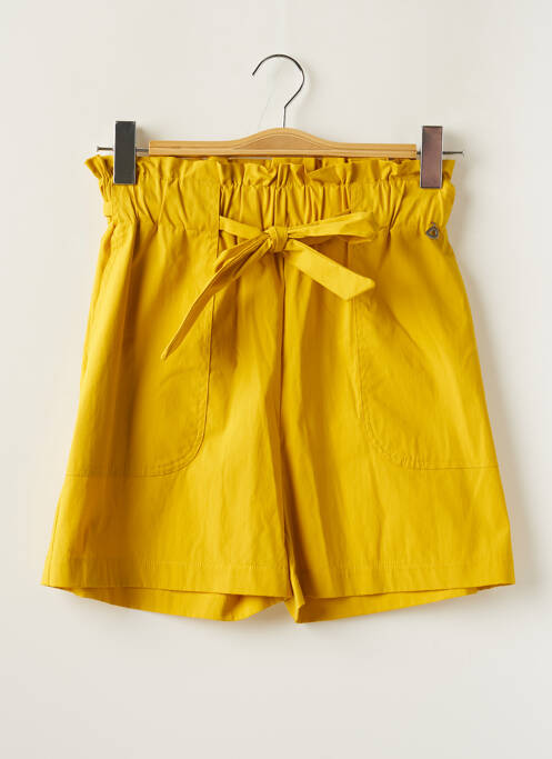 Short stretch taille élastique jaune DIXIE fille