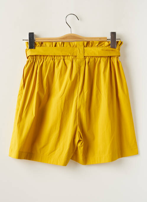 Short stretch taille élastique jaune DIXIE fille