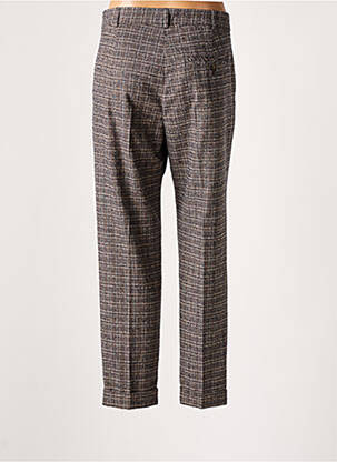 Pantalon droit marron LEON & HARPER femme