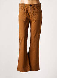Pantalon flare marron LEON & HARPER femme