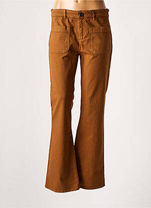 Pantalon flare marron LEON & HARPER femme