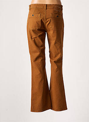 Pantalon flare marron LEON & HARPER femme