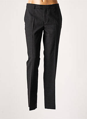 Pantalon droit gris LEON & HARPER femme