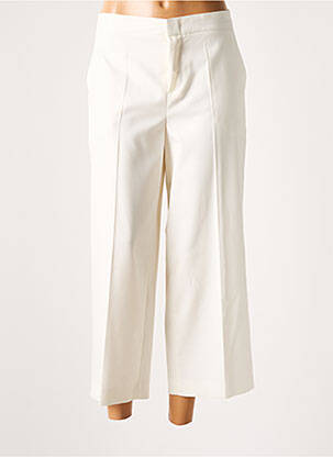 Pantalon 7/8 blanc SET femme