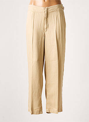 Pantalon droit beige LABDIP pour femme