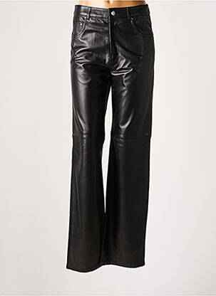 Pantalon droit noir OAKWOOD pour femme