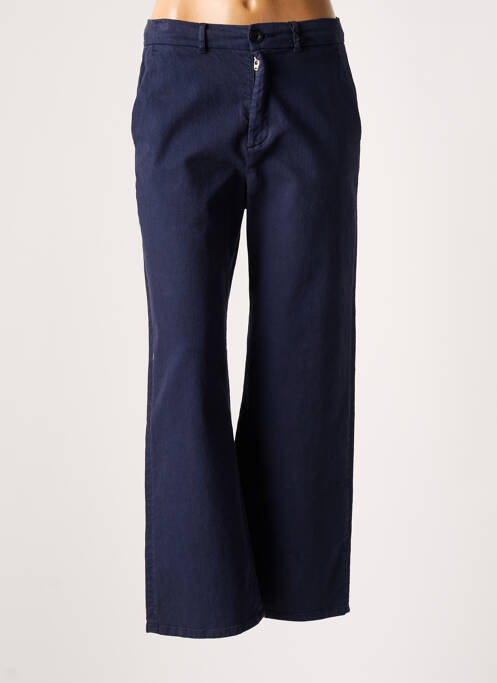 Pantalon droit bleu LEON & HARPER pour femme