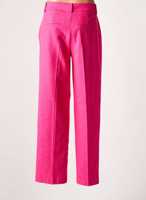 Pantalon droit rose SELECTED pour femme