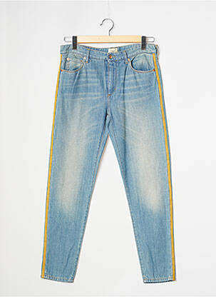Jean coupe mom tissage brut taille normale bleu BELLEROSE femme