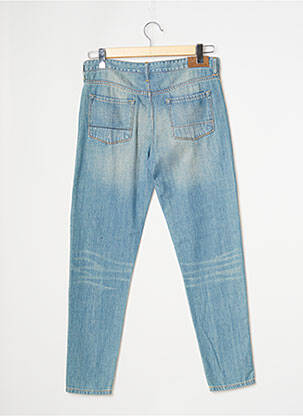 Jean coupe mom tissage brut taille normale bleu BELLEROSE femme