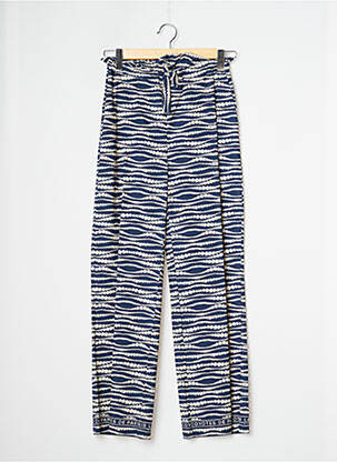 Pantalon slim tissage popeline taille normale bleu LES COYOTES DE PARIS femme