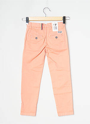 Pantalon chino tissage popeline rose HERO SEVEN fille