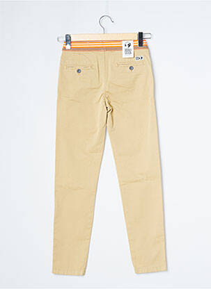 Pantalon chino taille élastique taille élastique beige HERO SEVEN fille