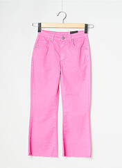 Pantalon droit rose PLEASE pour fille seconde vue