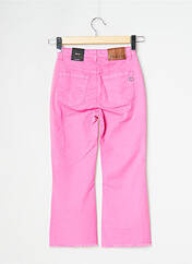 Pantalon droit rose PLEASE pour fille seconde vue