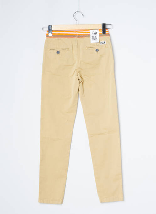 Pantalon chino beige HERO SEVEN pour fille