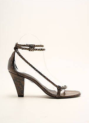 Sandales/nu pieds type de semelle amortissante talon de 4 à 6cm vert LES PRAIRIES DE PARIS femme