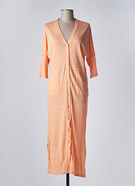 Gilet manches longues manches 3/4 orange NOTSHY femme