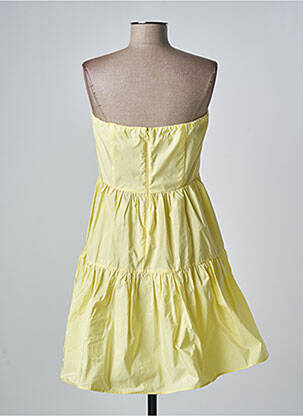 Robe courte sans manche sans manche jaune LIU JO femme