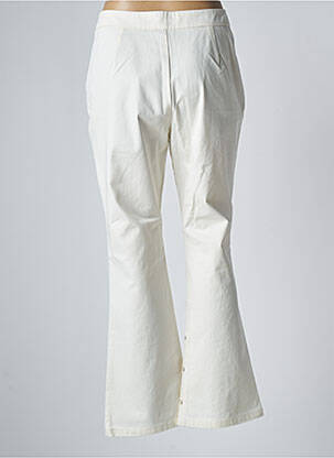 Pantalon flare taille normale taille normale beige TWINSET femme
