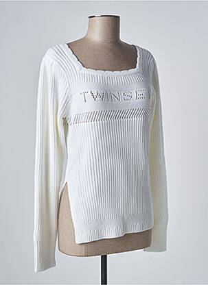 Pull blanc TWINSET pour femme